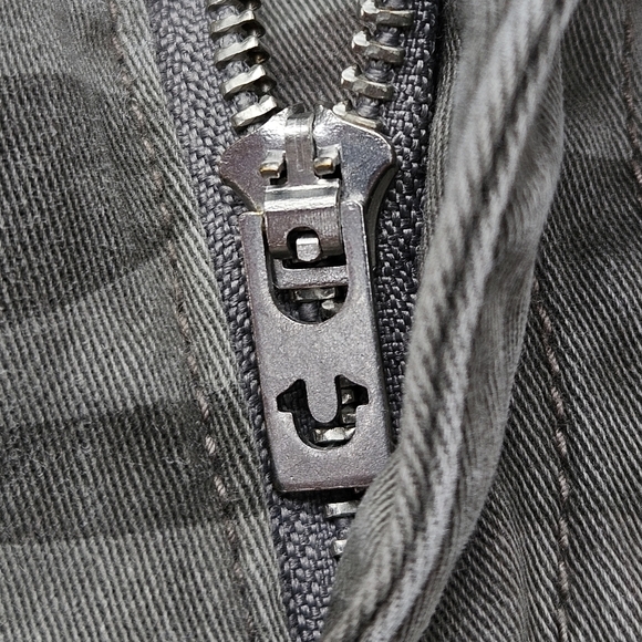 True Religion Camo Cargo Pants Utility Leggings Green Pockets Stretch Womens 24 - Picture 6 of 16